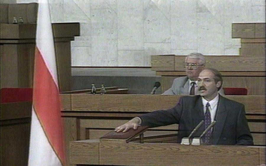 Before telling the United States to "go f--- yourselves," Lukashenko embellished the results of the 1994 election