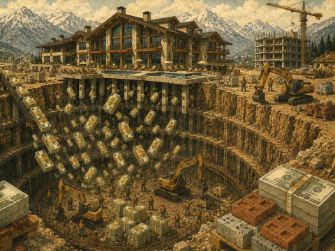 Courts, debts and sanctions. “Lukashenko’s chalet” near Sochi becomes a long-delayed construction project