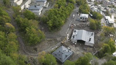 Маштабная будоўля ў «Чырвонай Паляне»